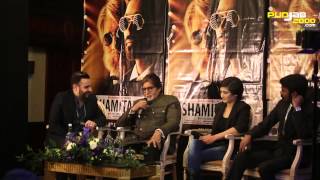 SHAMITABH PRESS CONFERENCE - Amitabh Bachchan, Dhanush Raja & Akshara Haasan hosted by Ameet Chana