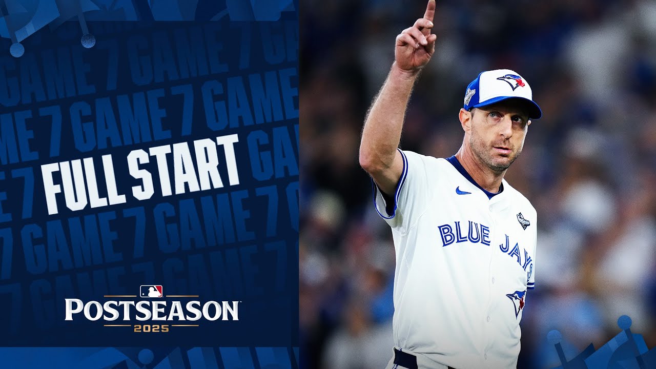 FULL START: 41-year-old Max Scherzer comes up BIG for the Blue Jays in World Series Game 7! 😮‍💨
