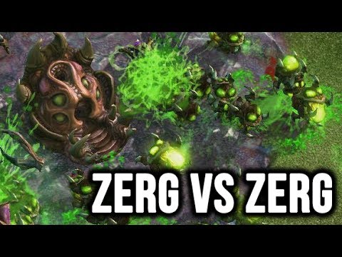 EXTREMELY Aggressive Zerg versus Zerg! Leenock versus HyuN (StarCraft 2: Heart of the Swarm)