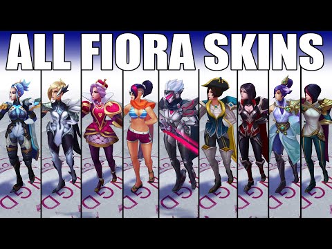 All Fiora Skins Spotlight 2020 (League of Legends)