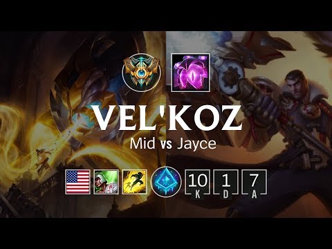 Vel'Koz Mid vs Jayce - NA Challenger Patch 8.20