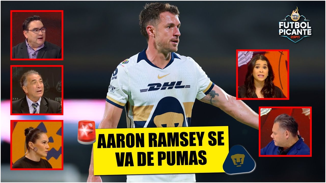 AARON RAMSEY SE VA DE MÉXICO. RESCINDIÓ contrato con PUMAS y no jugará en LIGA MX | Futbol Picante