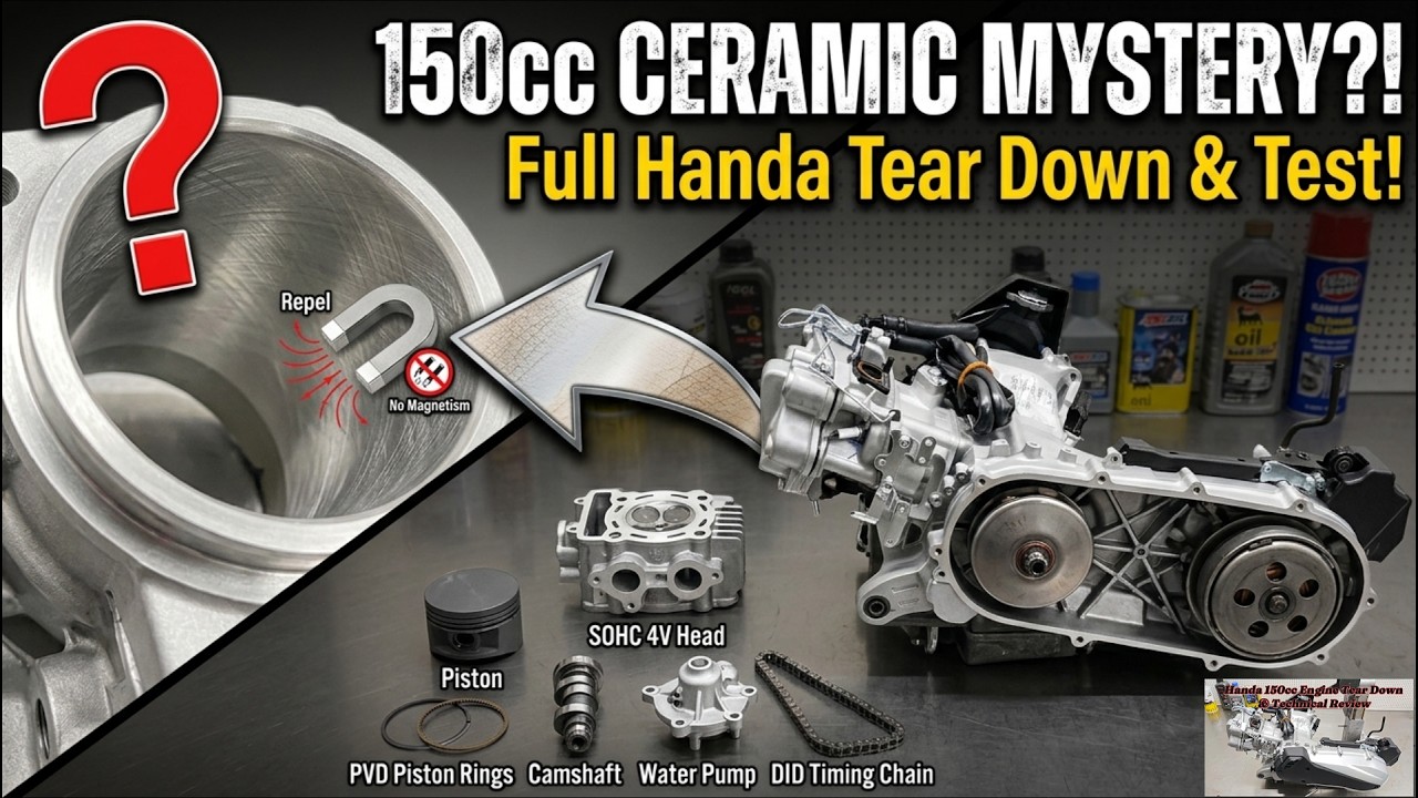 What's Inside a Handa 150? Surprising High-End Parts & Ceramic Cylinder!