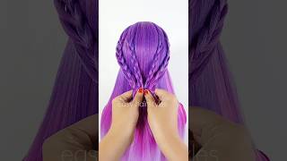 Simple Hairstyles 🎀 #braids #beauty  #hair #viral #hairstyles