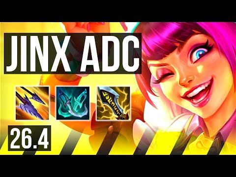 JINX & Lulu vs DRAVEN & Leona (ADC) | 65K damage | EUW Challenger | 26.4