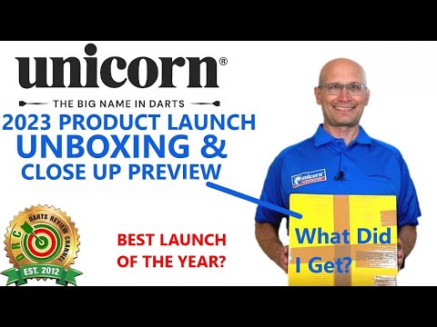 UNICORN 2023 LAUNCH UNBOXING AND CLOSE UP PREVIEW OF NEW DARTS