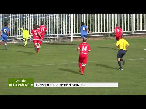 VSETÍN: FC Vsetín porazil těsně Havířov 1:0