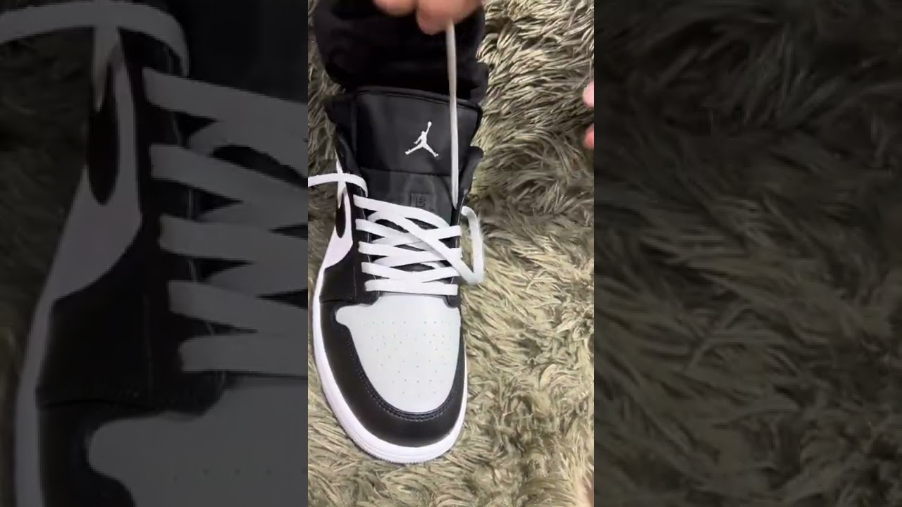 Jordan 1 Low Laces Tutorial !! *Fire*🔥