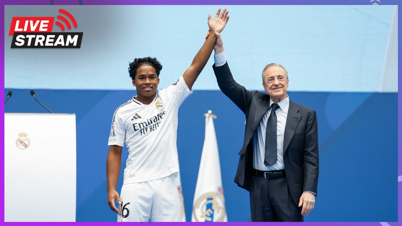 Endrick se presenta como nuevo jugador del Real Madrid