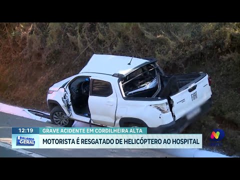Grave acidente na BR-282 em Cordilheira Alta mobiliza equipes de resgate