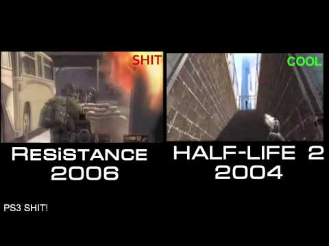 Resistance vs Half-life 2 PS3 [PS3 shit]