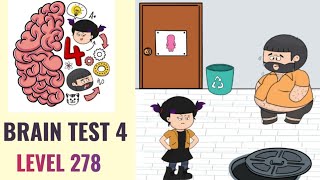 🧠 Brain Test 4 Level 278 | I must find Larry! | Walkthrough