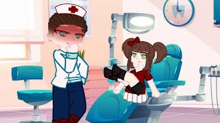 a doctor and a little girl patient gacha heat?