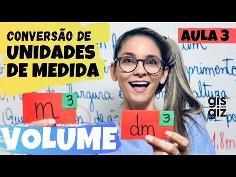 MEDIDAS DE VOLUME - CONVERSÃO DE UNIDADES DE MEDIDA #03