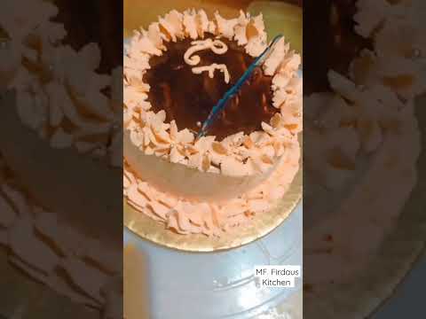 Butter Scotch Cake|MF. FirdausKitchen #shorts #youtubeshorts#cake #butterscotchcake #cakedecorating