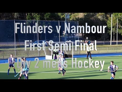 Flinders 5 Nambour 1 Division 2 mens hockey. Semi Finals