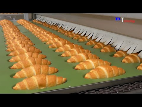 , title : 'Amazing Bread Processing Factory You Have To See - Skills Fast Workers in Food Processing Line'
