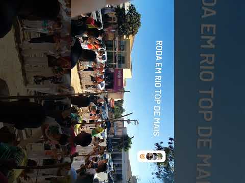 Roda em Rio das pedras, na praça central / capoeira iuna e moria capoeira..