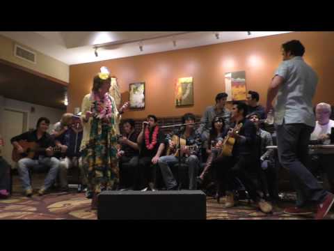 Jeff Lewis All-Star Jam Band, costume contest winners - video by Susan Quinn Sand