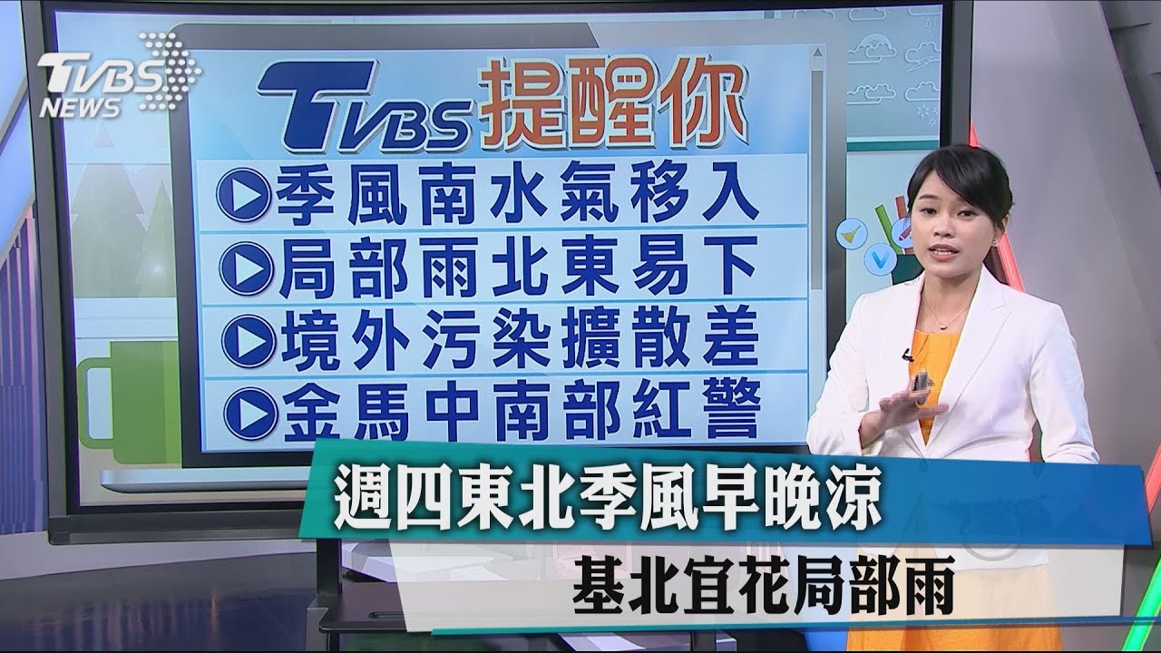 變天!東北季風+南方水氣 上下夾擊濕涼到週六