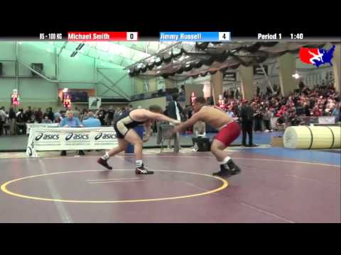 Michael Smith vs. Jimmy Russell at 2013 FILA Cadet Nationals - FS