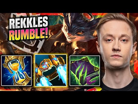 REKKLES IS A BEAST WITH RUMBLE! - G2 Rekkles Plays Rumble JUNGLE vs Kayn! | Season 11