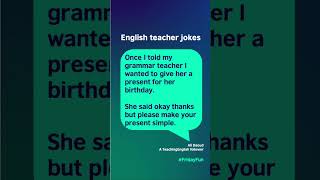 Teacher jokes #teachingcommunity #teachingenglish #education #elt