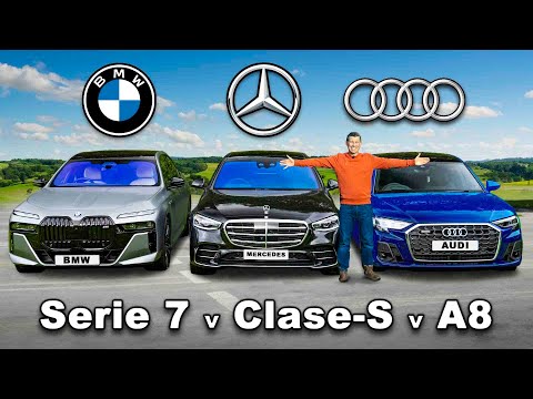 BMW Serie 7 vs Mercedes clase S vs Audi A8: ¿Cuál es mejor?