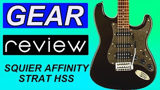 Video thumbnail for UNBOXING/Guitar Review Fender SQUIER Affinity Stratocaster HSS in Montego Black Metallic, w/Tone Dem by Drewberg