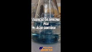 DIPIRONA com ÁGUA SANITÁRIA, o que acontece quando misturamos? #shorts