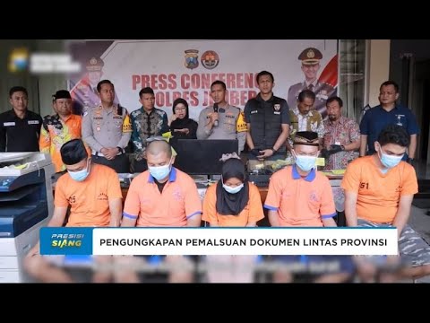 POLRES JEMBER UNGKAP KASUS PEMALSUAN DOKUMEN