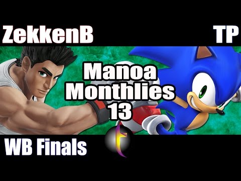 MM13 Singles: SSB Wii U - WF - ZekkenB vs Tropical Pyramid