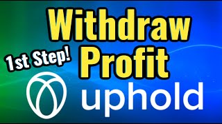 How To Withdraw Your Crypto Profits To Your Bank Account - Uphold Crypto Wallet And Exchange