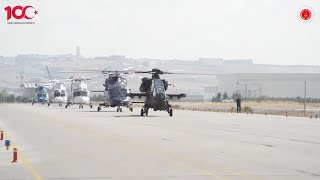 ATAK VE GÖKBEY Helikopterlerinden Kol Uçuşu