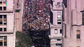 What NYC's Climate Strike March Looks Like From Above | NBC New York