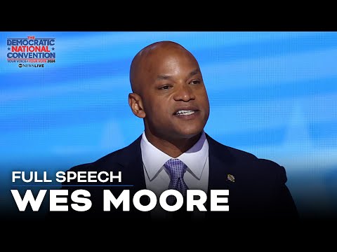 Wes Moore touts leadership after bridge collapse during his DNC speech