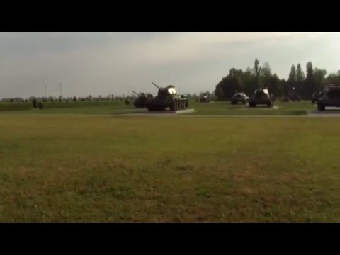 T-34 Russian tanks were victorious fascism