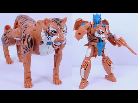 Transformers Kingdom Golden Disk Collection Mutant Tigatron Review