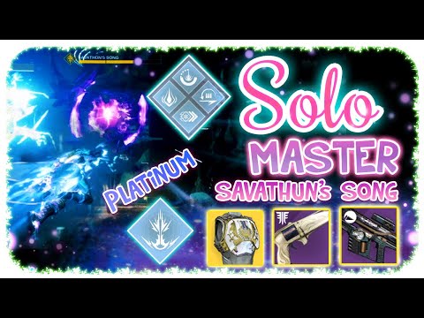 Solo 1080 Ordeal Master Nightfall Titan - Savathun's Song - Destiny 2 ( Platinum Rank ) Commentary