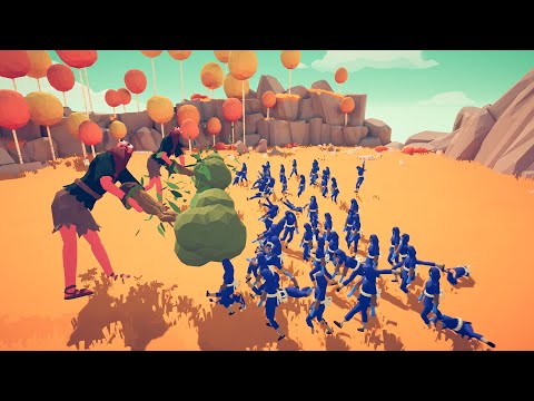 Tree Giant vs Legacy Team - Totally Accurate Battle Simulator TABS