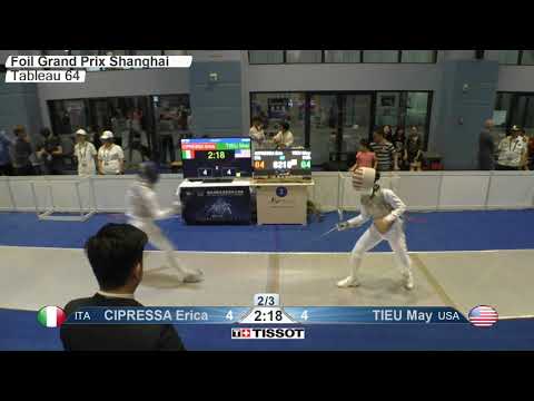 2019 457 T64 22 F F Individual Shanghai CHN GP 7 TIEU USA vs CIPRESSA ITA