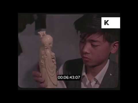 1960s Hong Kong, Street Scenes, Culture, HD from 35mm