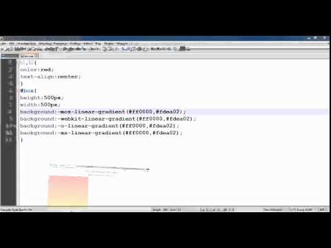 Horizontal Linear Gradient In CSS Tamil