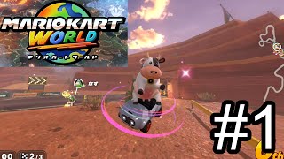 【ゆっくり実況】ゆっくりたちの下手くそマリオカートワールド＃１【マリオカートワールド】