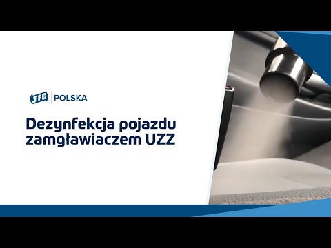Dezynfekcja pojazdu zamgławiaczem UZZ - JFC Polska