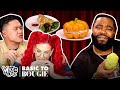 Vegan Sunflower Cream Cheese On Pumpkin Bagels?! ft. Justina Valentine | Basic to Bougie: Season 6