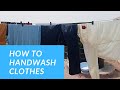 How To Hand Wash Clothes Washing Clothes For Beginners Hostel Life Solutions
