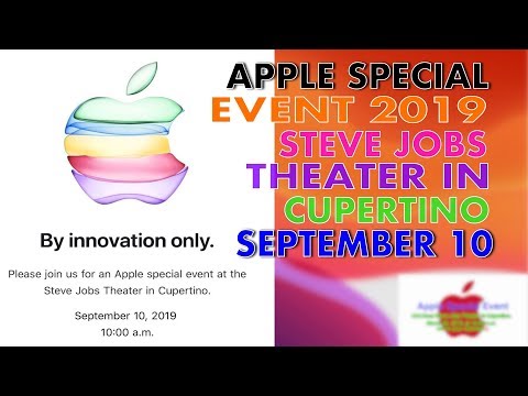 Apple Special Event 2019 September 10 invitations