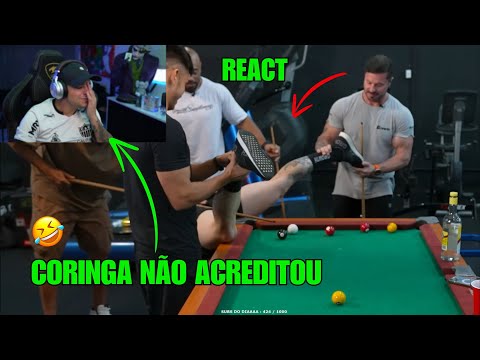 CORINGA REAGINDO A: EMBRIAGADOS NA ACADEMIA - SINUCASTIGO COM CARIANI & BALESTRIN