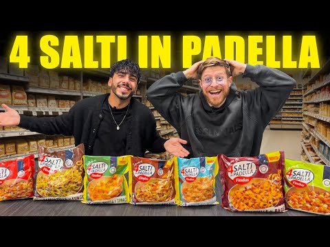 LET'S TRY ALL THE EXISTING FIRST COURSES FROM 4 SALTI IN PADELLA - BEWARE I DIDN'T EXPECT THEM LI...